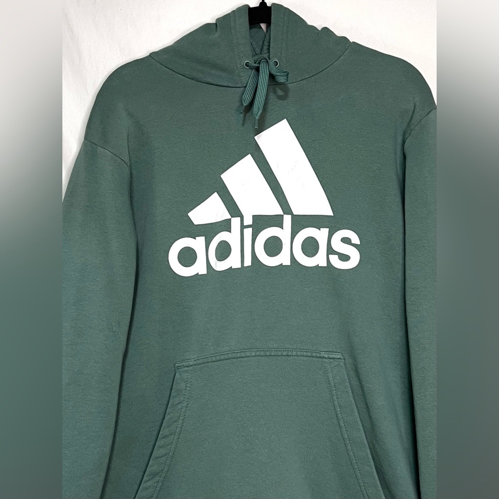 Adidas Golf Cotton Blend Pullover Hoodie Sweatshirt Casual Activewear Gym Hiking - Picture 3 of 9